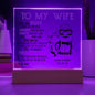 Personalized Acrylic Night Lamp | You are my Sunshine.