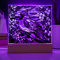 Stained Glass Acrylic Plaque Cardinal -Night Light