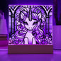 Fantasy Unicorn Stained Glass Acrylic Plaque