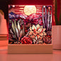 Dessert - Stained Glass Acrylic Plaque