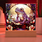 Frog Stained Glass Acrylic Plaque