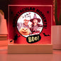 SPOOKTACULAR- MOMENTS- SQUARE ACRYLIC PLAQUE