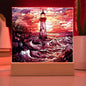 Lighthouse Stained Glass Acrylic Plaque