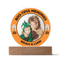BOO-TIFUL MEMORIES -PRINTED CIRCLE ACRYLIC PLAQUE