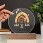 Personalized Gemini Astrology Night Light | Acrylic Lamp--