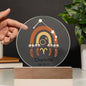 Personalized Aries Astrology Night Light | Acrylic Lamp--
