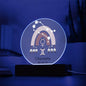 Personalized Gemini Astrology Night Light | Acrylic Lamp--