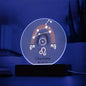 Personalized Leo Astrology Night Light | Acrylic Lamp--