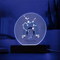 Personalized  Sagitarious Astrology Night Light | Acrylic Lamp--