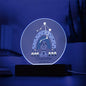 Personalized  Libra Astrology Night Light | Acrylic Lamp--