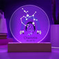 Personalized  Sagitarious Astrology Night Light | Acrylic Lamp--