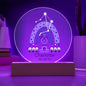Personalized  Libra Astrology Night Light | Acrylic Lamp--