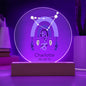 Personalized Capricorn Astrology Night Light | Acrylic Lamp--