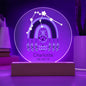 Personalized  Aquarius Astrology Night Light | Acrylic Lamp--