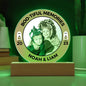 BOO-TIFUL MEMORIES -PRINTED CIRCLE ACRYLIC PLAQUE