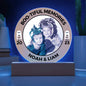 BOO-TIFUL MEMORIES -PRINTED CIRCLE ACRYLIC PLAQUE