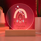 Personalized  Taurus Astrology Night Light | Acrylic Lamp--