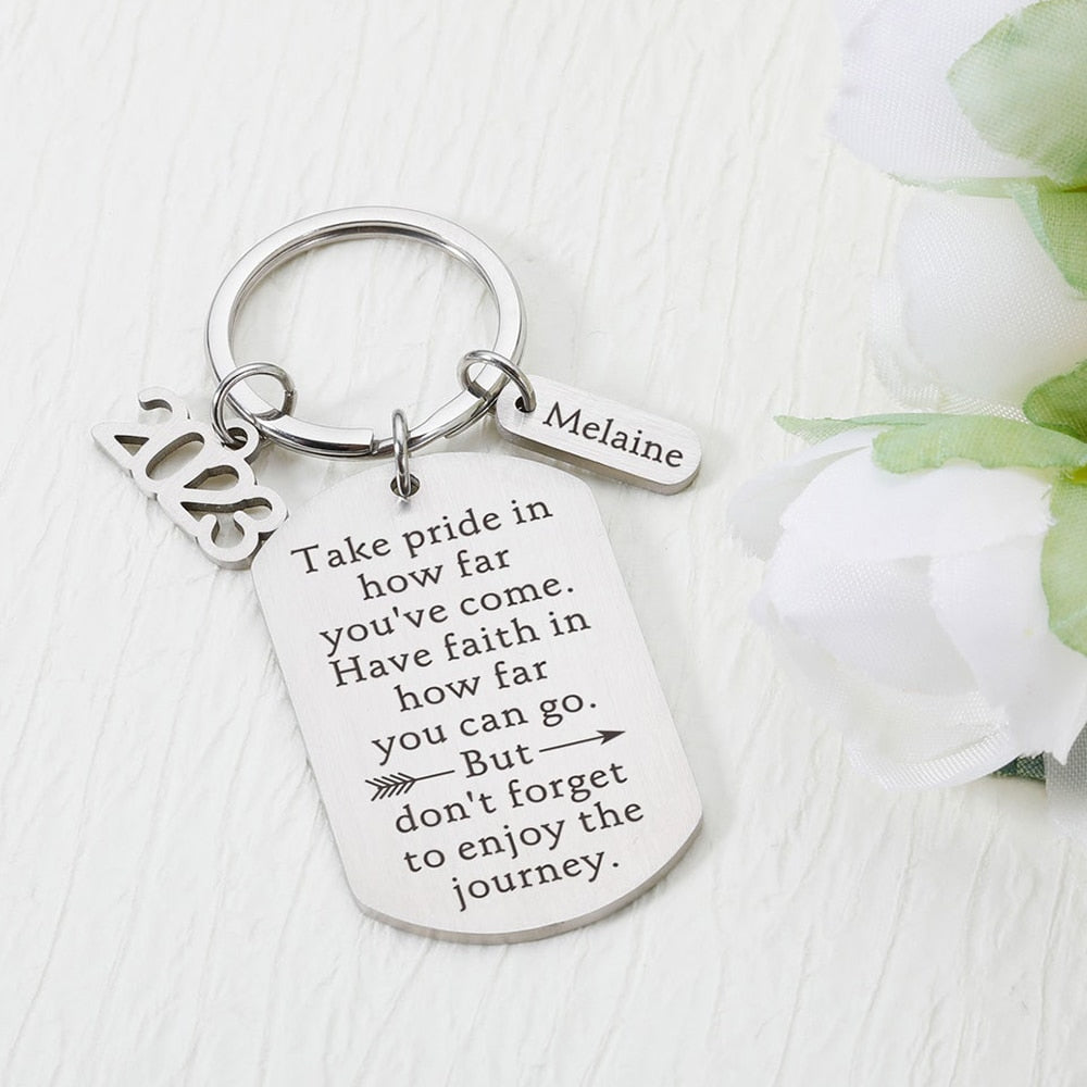 Graduation Class of 2023 | Personalized Keychain Gift