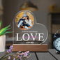 Personalized Night Light Acrylic | Heart Acrylic