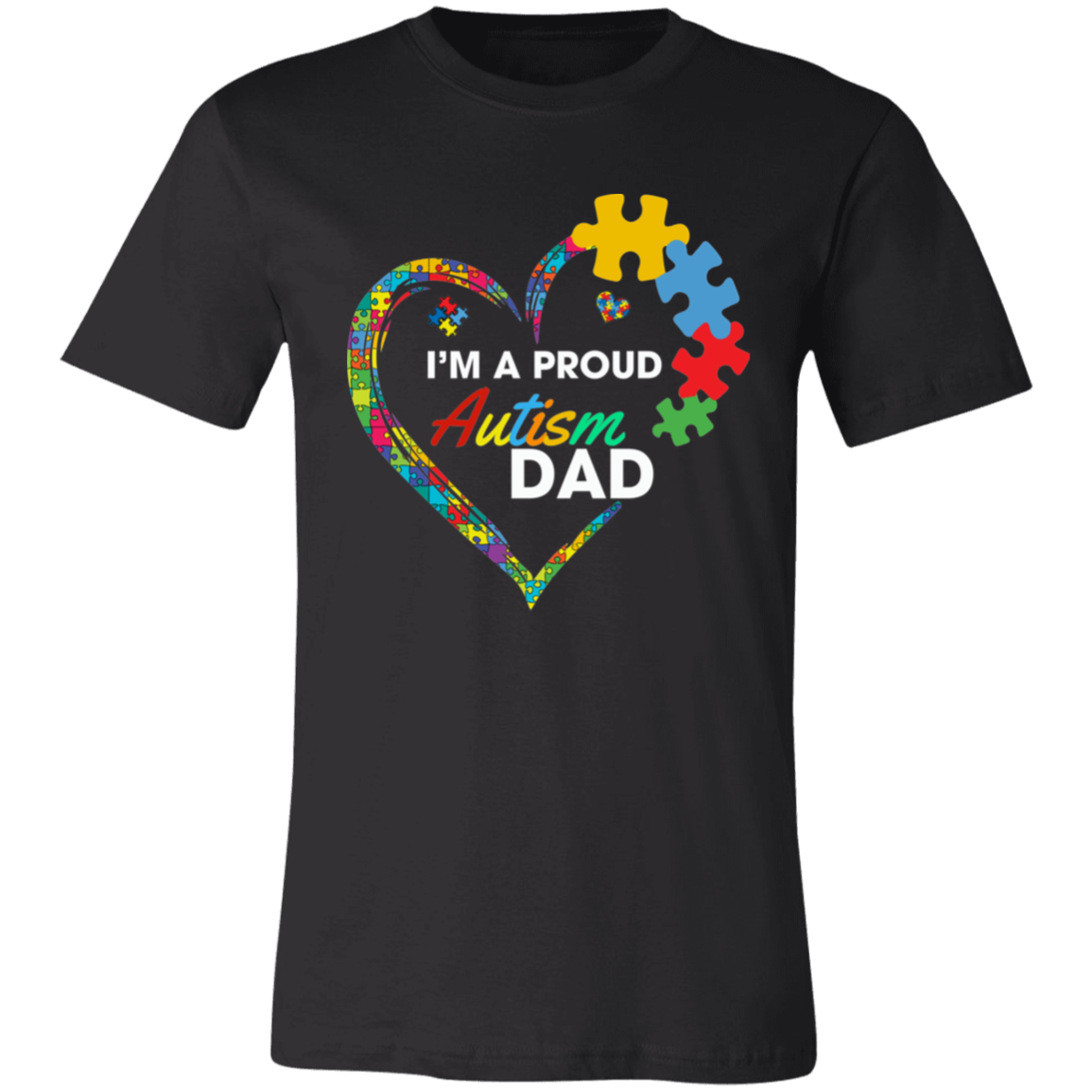 Proud Autism Dad. T-Shirt