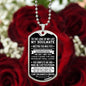 To My Soulmate | You Make Me A Better Person | Dog Tag