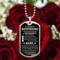 To My Boyfriend |You Make Me a Better Person| Dog Tag
