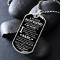 To My Boyfriend |You Make Me a Better Person| Dog Tag