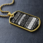 To My Soulmate | You Make Me A Better Person | Dog Tag