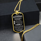To My Boyfriend |You Make Me a Better Person| Dog Tag