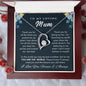 To My Loving Mum | You are My World | Forever Love Necklace