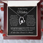 To My Loving Mother| You Are My World - Forever Love Necklace