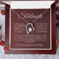 To My Soulmate|My Queen| Forever Knot Necklace