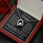 To My Loving Mother| You Are My World - Forever Love Necklace