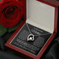To My Loving Mother| You Are My World - Forever Love Necklace