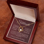 To My Soulmate|My Queen| Forever Knot Necklace