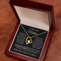 To My Loving Mother| You Are My World - Forever Love Necklace