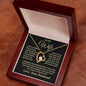 To My Wife | I Can't Live Without You | Forever Love Necklace
