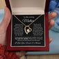 To My Loving Mother| You Are My World - Forever Love Necklace