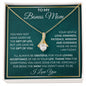 To My Bonus Mom | Thank you for being my Mom | Alluring Beauty necklace