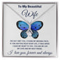 To My Beautiful Wife | The Alluring Beauty Necklace