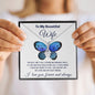 To My Beautiful Wife | The Alluring Beauty Necklace