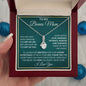 To My Bonus Mom | Thank you for being my Mom | Alluring Beauty necklace