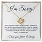 I'm Sorry | Love Knot Necklace