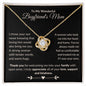 To My Wonderful Boyfriend's Mom | Love Knot Necklace