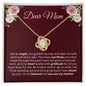 Dear Mom | You're My Angel | Love Knot Necklace