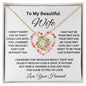 To My Beautiful Wife | The Love Knot Necklace