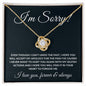 I'm Sorry | Love Knot Necklace