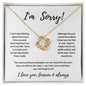I'm Sorry | Love Knot Necklace