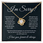 I'm Sorry | Love Knot Necklace