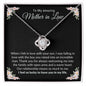 To My Amazing Mother in Law | I Feel So Lucky | Love Knot Necklace